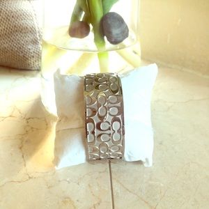 Coach Silver Bangle
